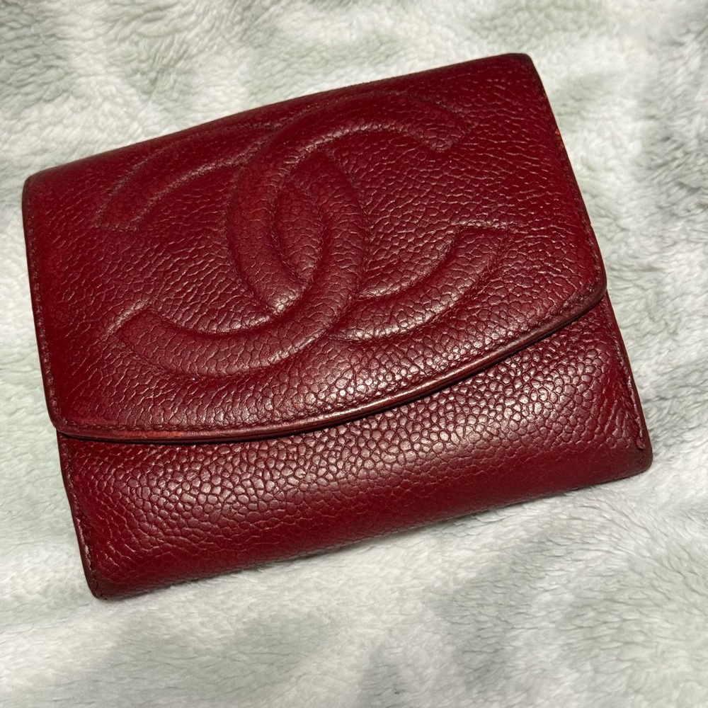 Chanel Red Caviar Wallet